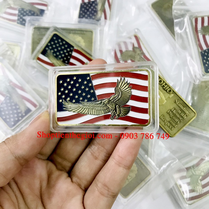 Medal Hình Đại Bàng và Cờ Mỹ  -  SP005208